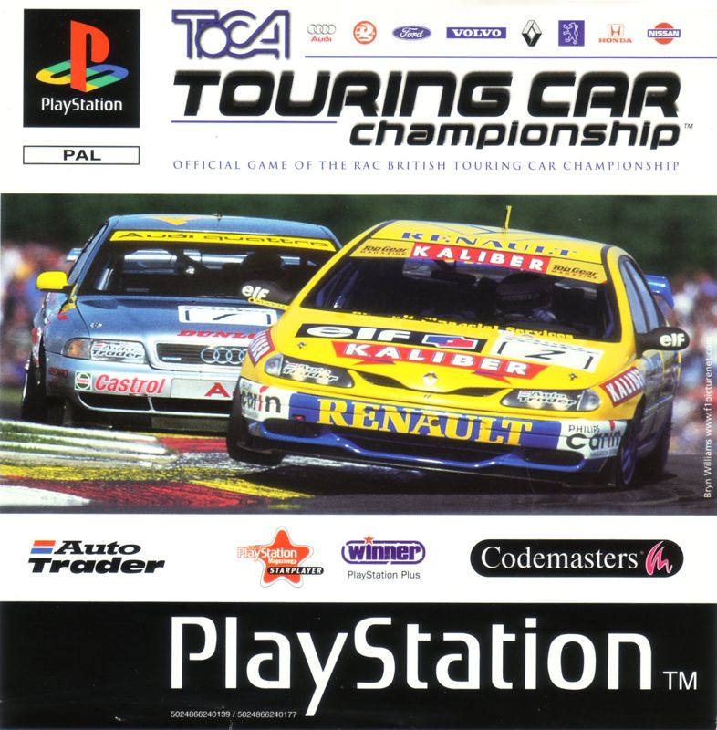 TOCA Championship Racing box art for Playstation